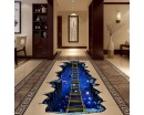3D Large Cosmic Space Floor or Wall Sticker Galaxy Star Bridge